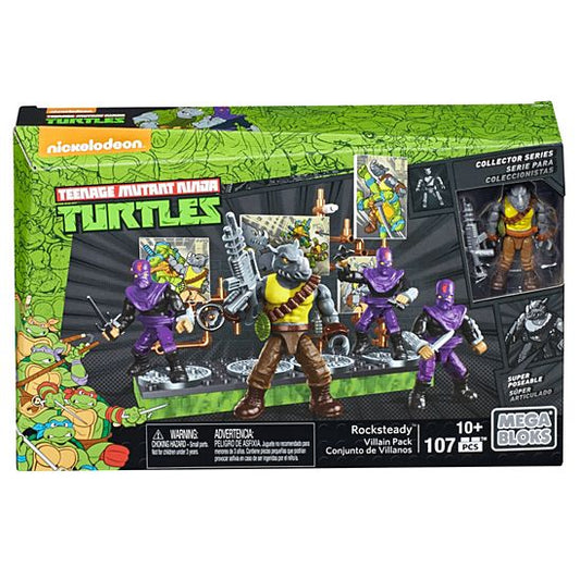 Pack de méchants Rocksteady Tortues Ninja de Mega Bloks