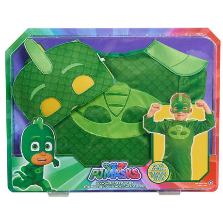 Ensemble de déguisement Gekko des Pyjamasques