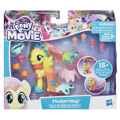 Vêtements à clipser My Little Pony le film Fluttershy Terre et Mer