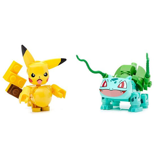 Mega Construx Pokémon Pikachu contre Bulbasaur