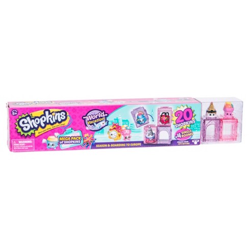 Shopkins Saison 8 World Vacation - Embarquement pour l'Europe Mega Pack