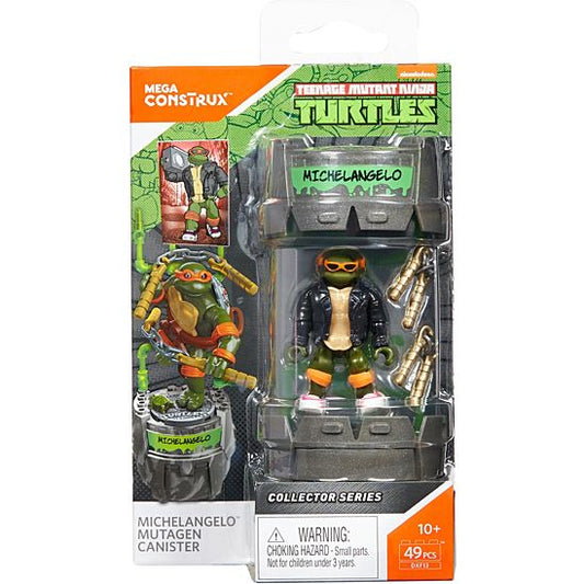 Boîte mutagène Michelangelo de la série classique des Tortues Ninja de Mega Construx