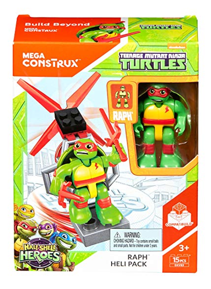 Pack de figurines Raph Heli de Mega Bloks Teenage Mutant Ninja Turtles