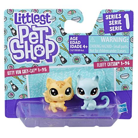 Lot de 2 mini-animaux de compagnie Littlest Pet Shop